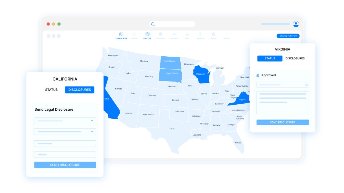 State approval status map